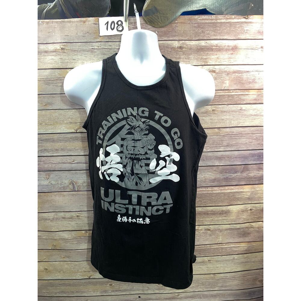Dragon Ball Z Training To Go Ultra Instinct Tank Top Shirt Size Medium